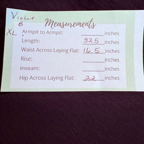 Violet B Lightweight Black A-Line Skirt- Size XL - Picture 9 of 9